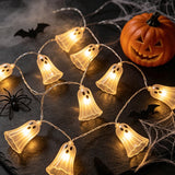 Halloween LED Ghost Skull String Light Bar Party Indoor Yard Decor