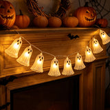 Halloween LED Ghost Skull String Light Bar Party Indoor Yard Decor