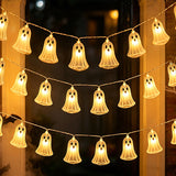 Halloween LED Ghost Skull String Light Bar Party Indoor Yard Decor
