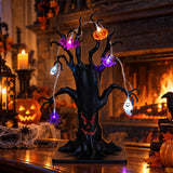 LED Halloween Smirking Ghost Tree Lamp Indoor Yard Tabletop Decor 2026