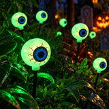 Halloween Solar Eyeball Stake Light Outdoor Waterproof Yard Decor