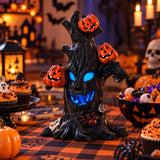 LED Halloween Smirking Ghost Tree Lamp Indoor Yard Tabletop Decor 2026