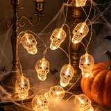 Halloween LED Ghost Skull String Light Bar Party Indoor Yard Decor