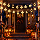 Halloween LED String Lights Spooky Party Decorations Pumpkin Mummy Ghost Horror Lights Wholesale