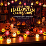 Halloween String Lights LED Pumpkin Ghost Candy Lights Holiday Party Bar Decor Lights Strip Wholesale