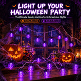 Halloween New Spider String Lights Courtyard Bar Party Easter Atmosphere Decor Lights