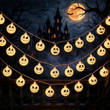 Halloween LED String Lights Spooky Party Decorations Pumpkin Mummy Ghost Horror Lights Wholesale