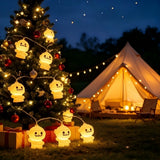 Halloween String Lights Mummy LED Holiday Party Bar Decoration Lights Halloween Indoor Decor Mood Lights Props
