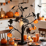 Halloween LED Indoor Tree Light Pumpkin Prop Party Ambience Lamp New
