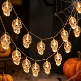 Halloween LED Ghost Skull String Light Bar Party Indoor Yard Decor