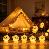 Halloween String Lights Mummy LED Holiday Party Bar Decoration Lights Halloween Indoor Decor Mood Lights Props