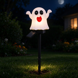 Halloween Solar Stake Lights Ghost Pumpkin Outdoor Yard Decor