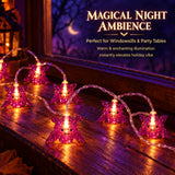 Halloween LED String Lights New Bat Lights Courtyard Indoor Bar Party Atmosphere Decor Lights