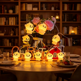 Halloween String Lights Mummy LED Holiday Party Bar Decoration Lights Halloween Indoor Decor Mood Lights Props