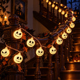 Halloween LED String Lights Spooky Party Decorations Pumpkin Mummy Ghost Horror Lights Wholesale