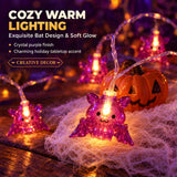 Halloween LED String Lights New Bat Lights Courtyard Indoor Bar Party Atmosphere Decor Lights