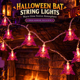Halloween LED String Lights New Bat Lights Courtyard Indoor Bar Party Atmosphere Decor Lights