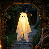 Halloween Mason Jar Ghost Night Light Indoor Outdoor Bar Yard Decor