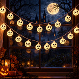 Halloween LED String Lights Spooky Party Decorations Pumpkin Mummy Ghost Horror Lights Wholesale