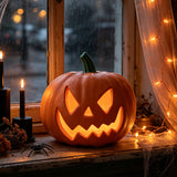 2026 Halloween Glowing Pumpkin Lamp Store Yard Holiday Decor New