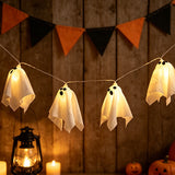 Halloween LED Ghost String Light Hanging Room Party Decor New