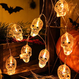 Halloween LED Ghost Skull String Light Bar Party Indoor Yard Decor
