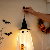Halloween Hat Ghost Night Light Indoor Party Hanging String Decor New