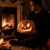 2026 Halloween Glowing Pumpkin Lamp Store Yard Holiday Decor New