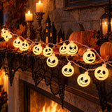 Halloween LED String Lights Spooky Party Decorations Pumpkin Mummy Ghost Horror Lights Wholesale