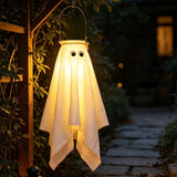 Halloween Mason Jar Ghost Night Light Indoor Outdoor Bar Yard Decor