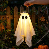 Halloween Mason Jar Ghost Night Light Indoor Outdoor Bar Yard Decor