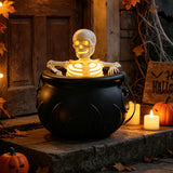 Halloween Skull Skeleton Flame Bucket Light Bar Party Decor New