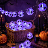 Halloween LED String Lights Spooky Party Decor Indoor Fabric Pumpkin Lights