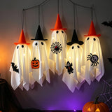 Halloween Hat Ghost Night Light Indoor Party Hanging String Decor New