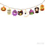 Halloween LED String Lights Pumpkin Ghost Spooky Yard Decor Lights