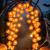 Halloween LED Dahlia String Light Indoor Marigold Party Decor New