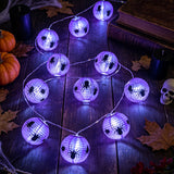 Halloween LED String Lights Spooky Party Decor Indoor Fabric Pumpkin Lights