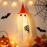 Halloween Hat Ghost Night Light Indoor Party Hanging String Decor New