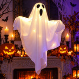 Halloween LED Screaming Ghost Hanging Light Room Party Decor New