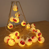 Halloween String Lights Spooky Atmosphere Decoration LED Ghost Eye Lights Indoor Bar Holiday Party Decor String Lights