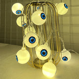 Halloween String Lights Spooky Atmosphere Decoration LED Ghost Eye Lights Indoor Bar Holiday Party Decor String Lights