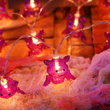 Halloween LED String Lights New Bat Lights Courtyard Indoor Bar Party Atmosphere Decor Lights