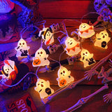 Halloween LED String Lights Cute Ghost Fairy Lights Outdoor Indoor Party Decorations