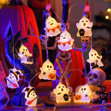Halloween LED String Lights Cute Ghost Fairy Lights Outdoor Indoor Party Decorations