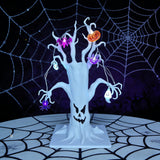 LED Halloween Smirking Ghost Tree Lamp Indoor Yard Tabletop Decor 2026