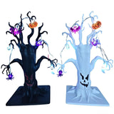 LED Halloween Smirking Ghost Tree Lamp Indoor Yard Tabletop Decor 2026
