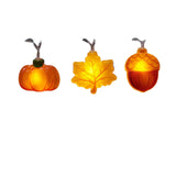 Thanksgiving LED Pinecone Pumpkin Maple Leaf String Light Yard Decor