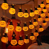 Halloween LED String Lights Spooky Party Decorations Pumpkin Mummy Ghost Lights Wholesale
