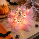 Halloween LED White Gauze Ghost String Light Hanging Party Decor